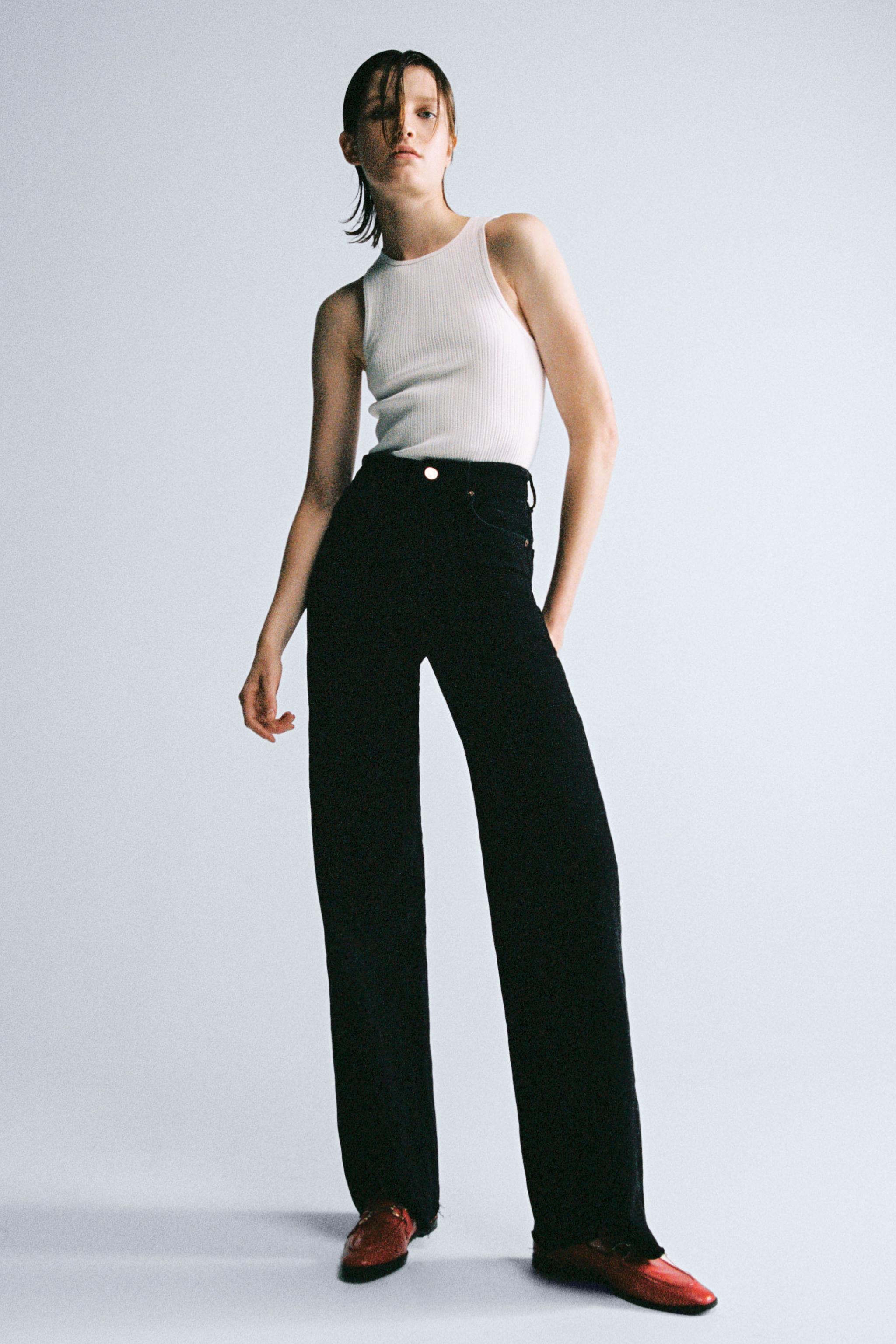Mocassin rouge zara deals